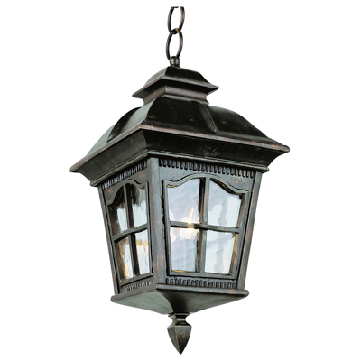 Trans Globe Lighting 5426 AR 4 Light Hanging Lantern in Antique Rust